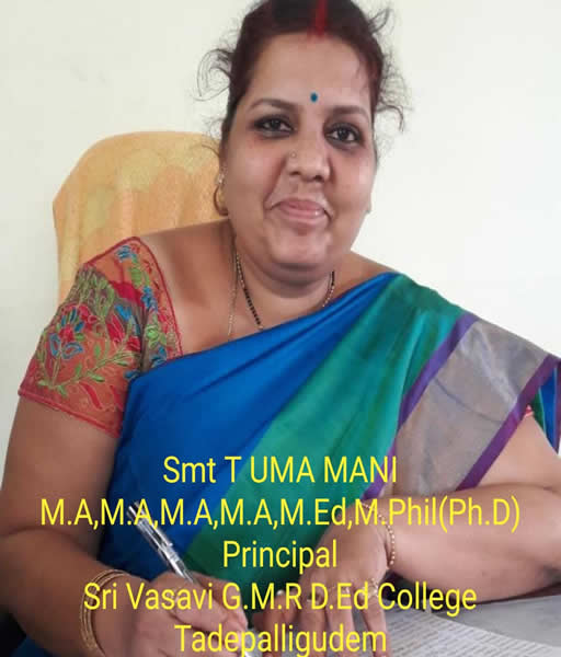 D.Ed Principal